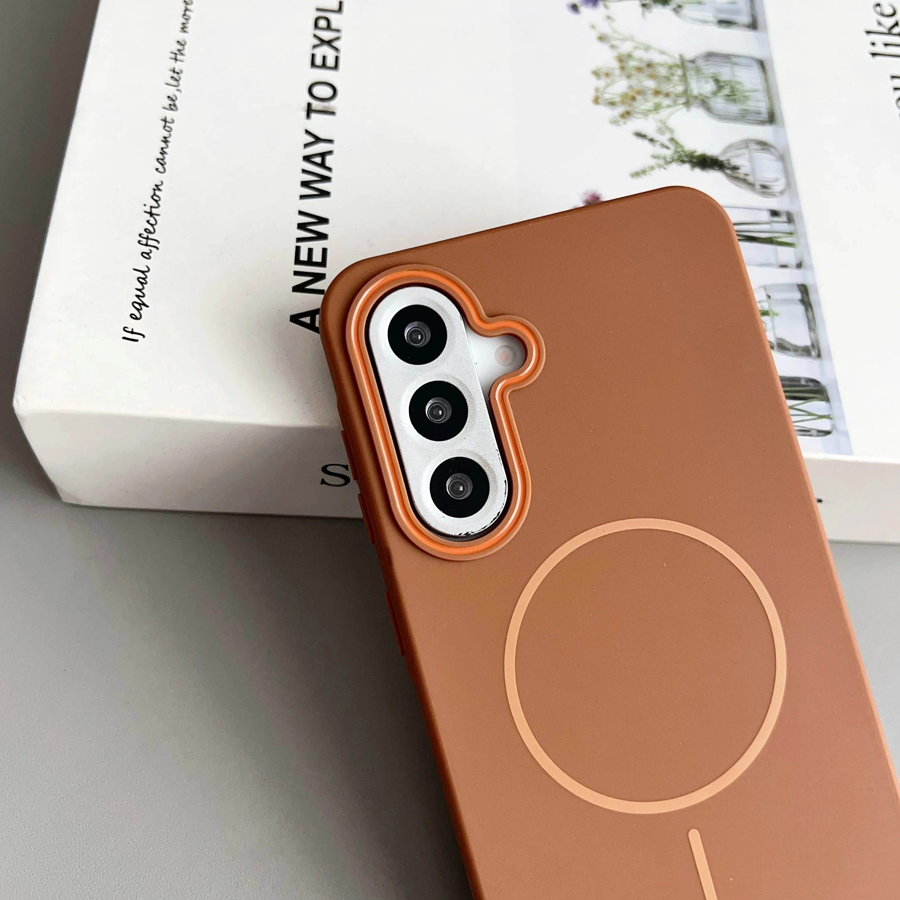 Matte Skin Magnetic Protective Phone Case