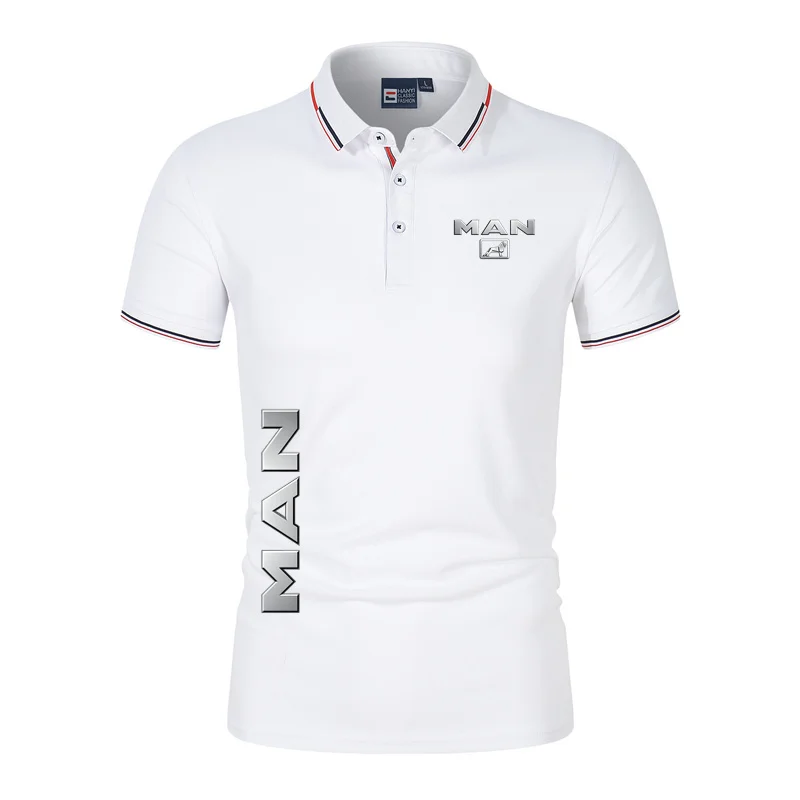 Polo Shirt Men Short Sleeve