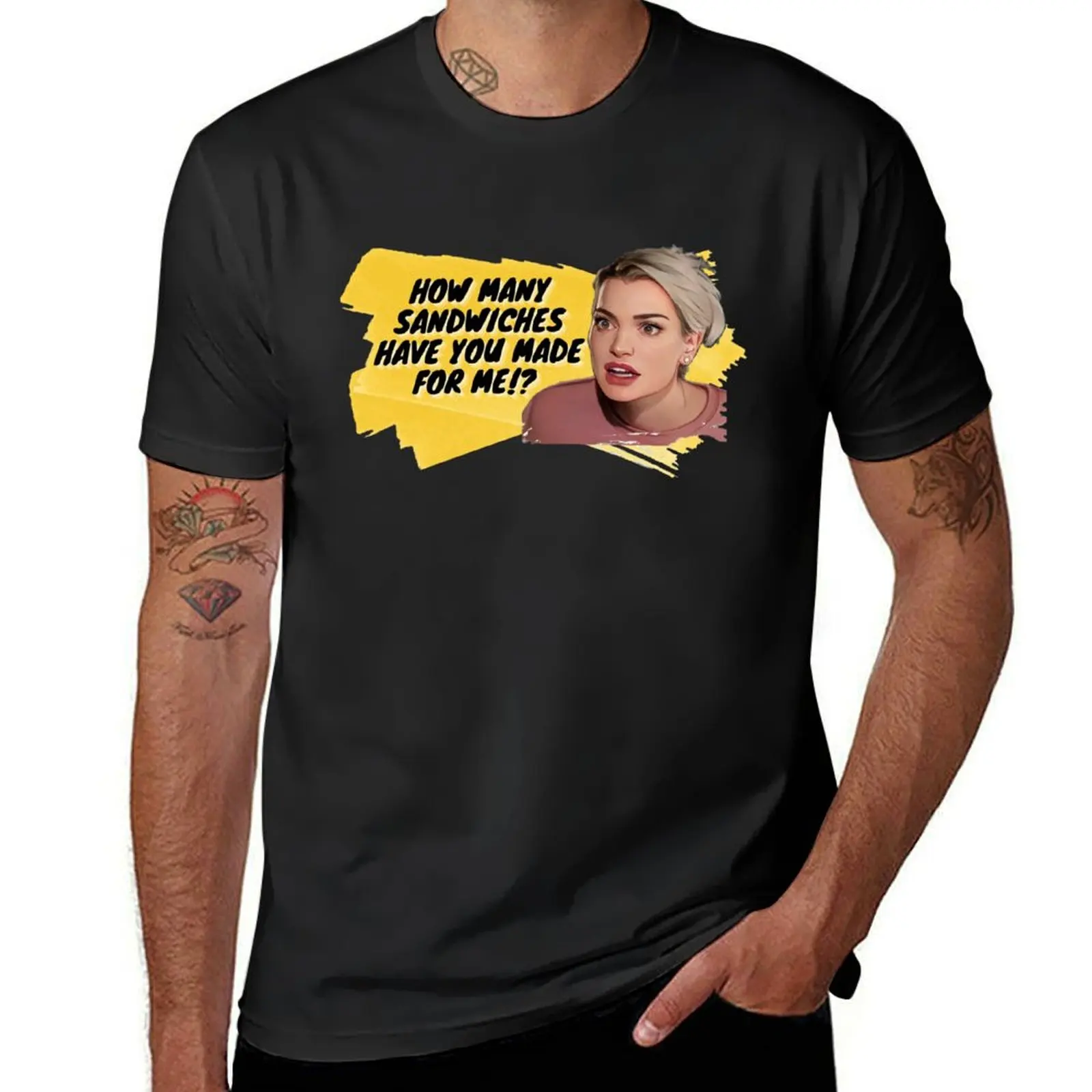

Summer House Lindsay Hubbard “How many sandwiches have you made for me!” T-Shirt anime tshirts for men