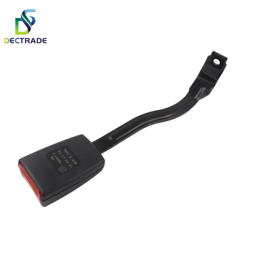 DECTRADE Car Seat Belt Buckle Extender Clip Socket w/ Warning Cable for Skoda Octavia 2007-1Z0 858 471/472 1ZD 858 471/472