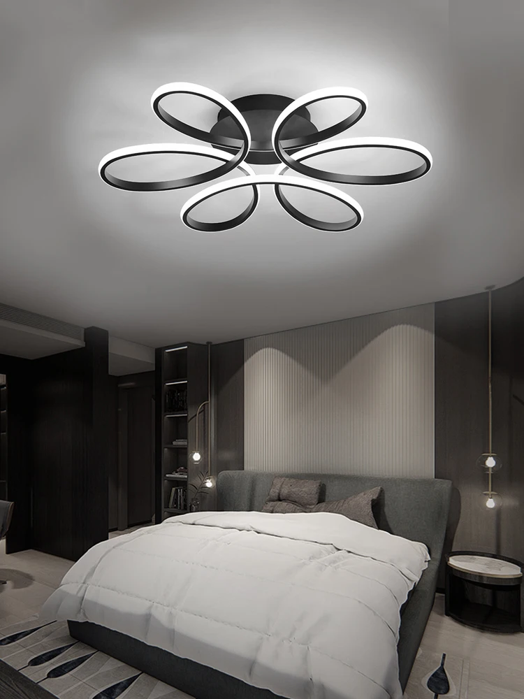 

2023 Designer's New Living Room Chandelier Net Celebrity Modern Minimalist Beauty Salon Petal Led Ceiling Lamps