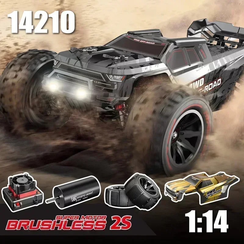

1: 14hyper Go Brushless 14209 Desert Card High Speed Vehicle 14210 Racing Full Proportional 4wd Remote Control Vehicle