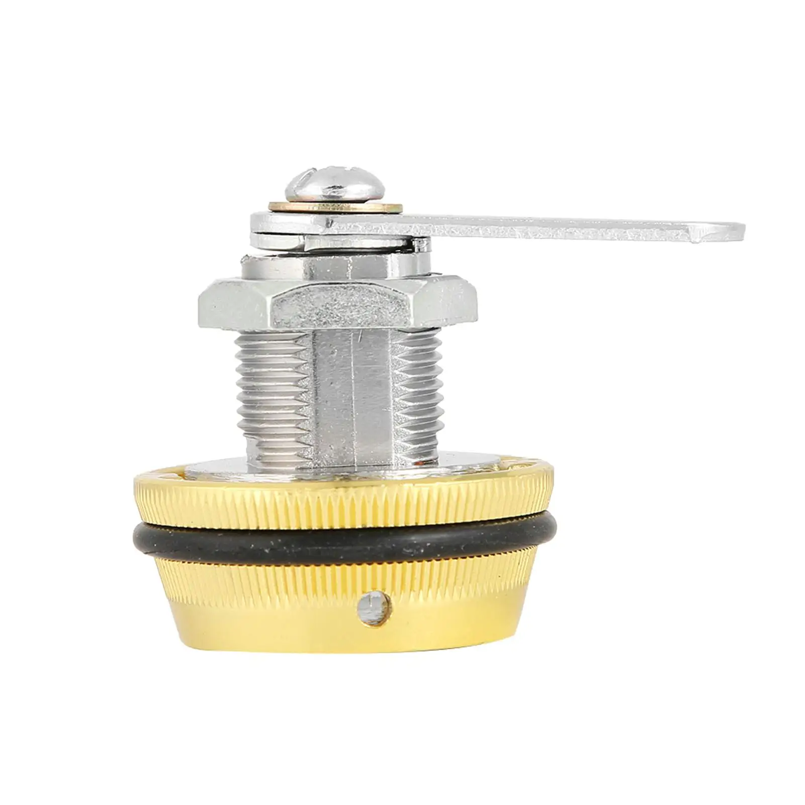 3-Digit Password Cam Lock-Zinc Alloy 30mm Combination Lock for Drawers & Mailboxes-Gold Finish