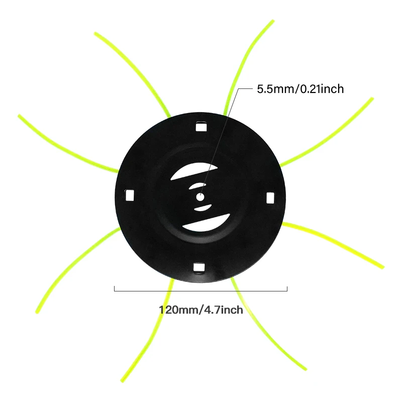 LUSQI Lithium Lawn Mower Head Universal Grass Trimmer Head Removal Of Weed Brushcutter Power Tools Parts For Home Garden 5