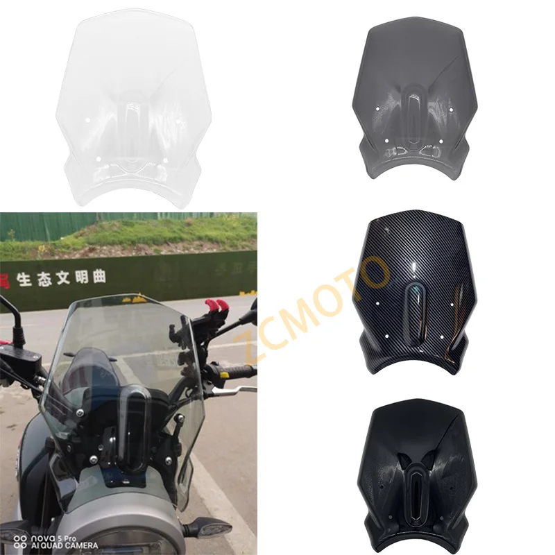

Motorcycle Accessories Windshield Modified Front Windshield Heightened Windshield Gear Thickened Suitable For Colove ZF500F 400F
