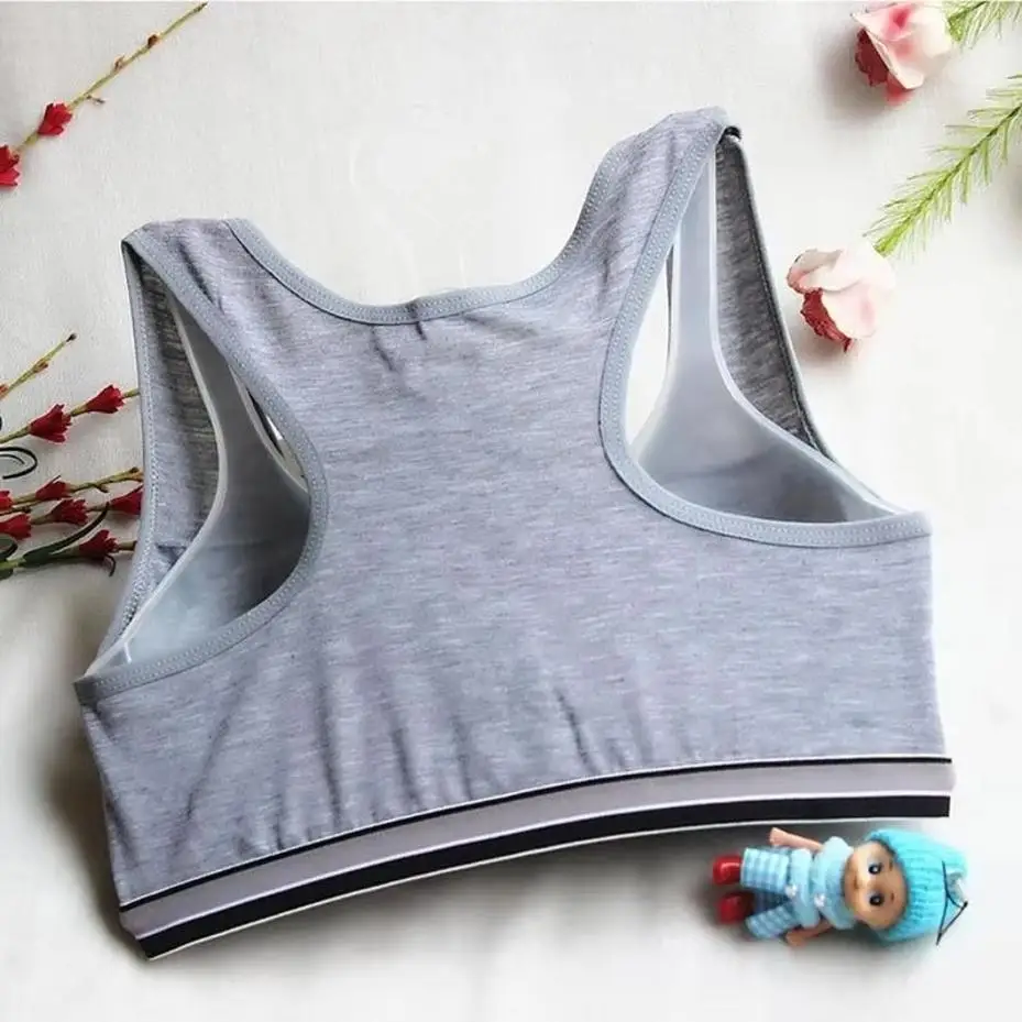 1 Pcs New Teenagers Student Lingerie Brassiere Sport Maiden Girl Comfy Underwear Bra Teen Top Bras Sportswear Accessories 3