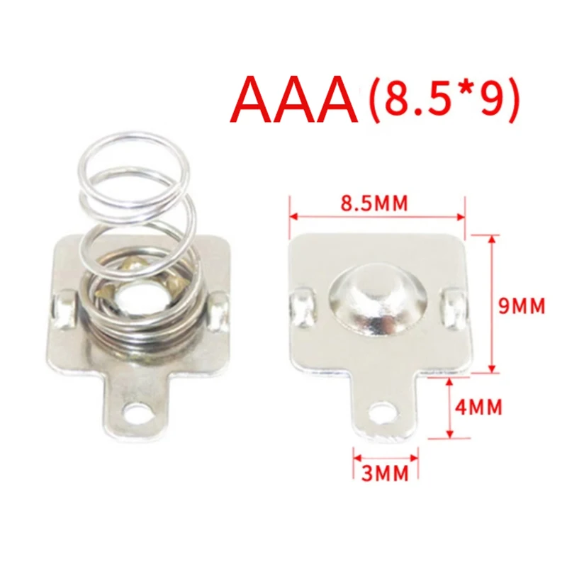 20PCS Battery Shrapnel AA/AAA Battery Spring Positive And Negative Contact Pieces 10pairs Battery Spring Piece Toy Spring Piece