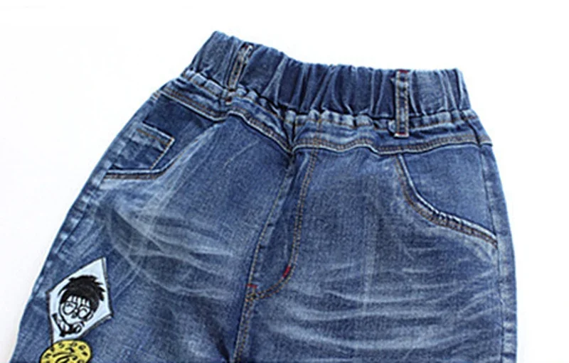 IENENS Kids Boys Jeans Spring Clothes Children Denim Clothing Long Pants Baby Boy Casual Trousers Lihgt Color Stertch Jeans