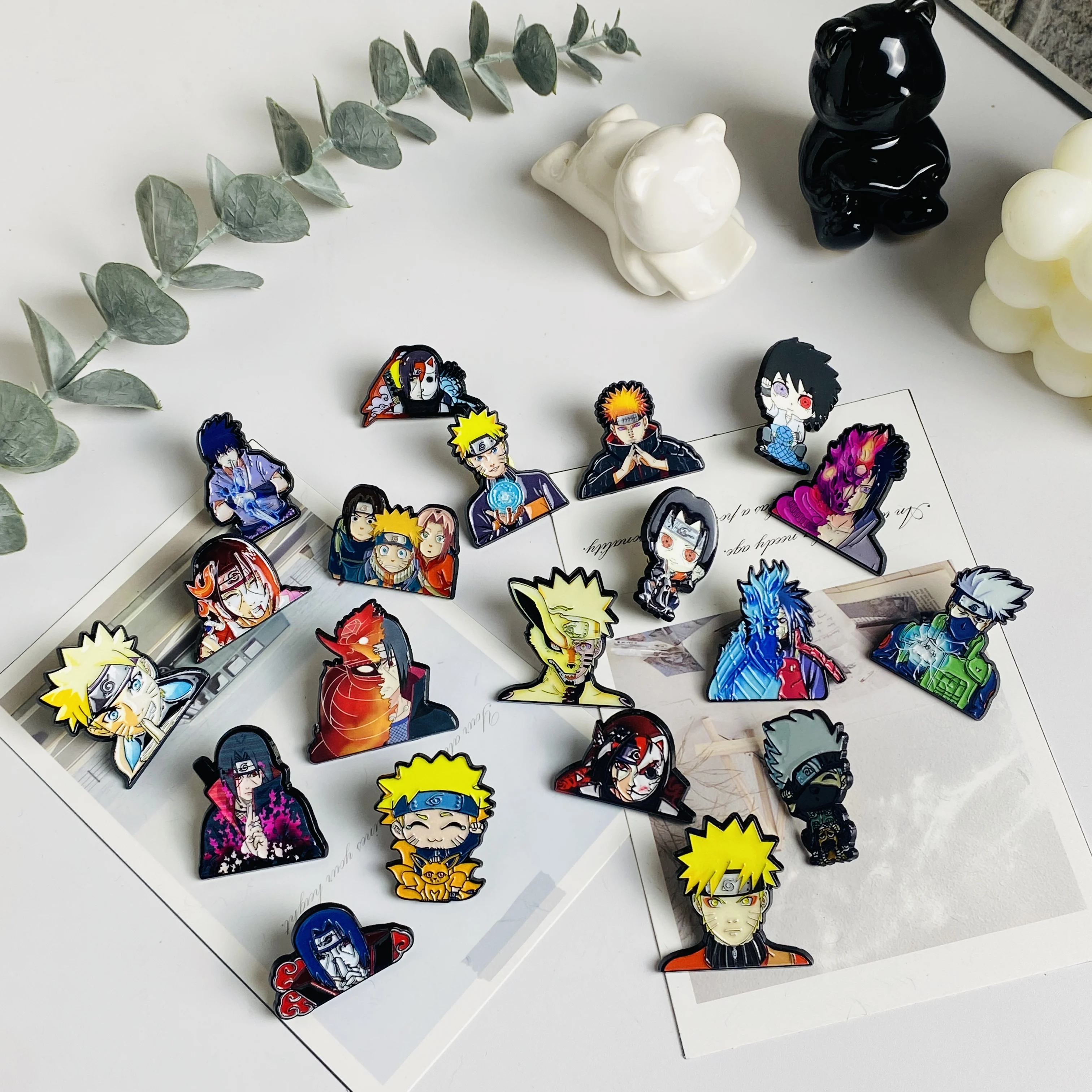 Broche esmaltado, insignias de Anime, alfileres de solapa para mochilas ...