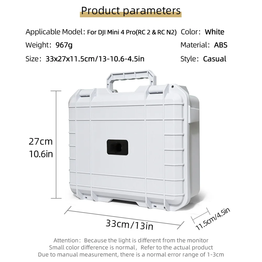 Explosion-proof Box Storage Case Suitcase HandBag for DJI Mini 4 Pro(RC 2/RC N2) Drone Accessories drone accessories,dji case,drone case
