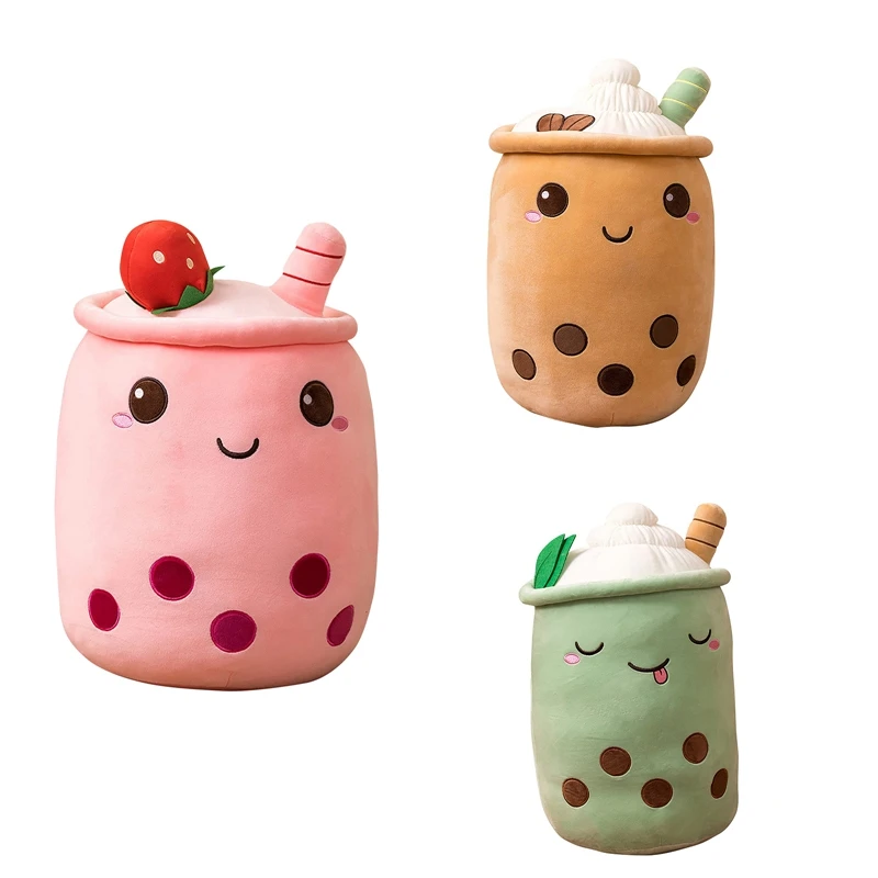 

Милая плюшевая игрушка Boba, мягкая плюшевая подушка с коричневым жемчугом и молочным чаем, домашняя мягкая подушка для объятий, подарок для молочного чая для детей, Прямая поставка