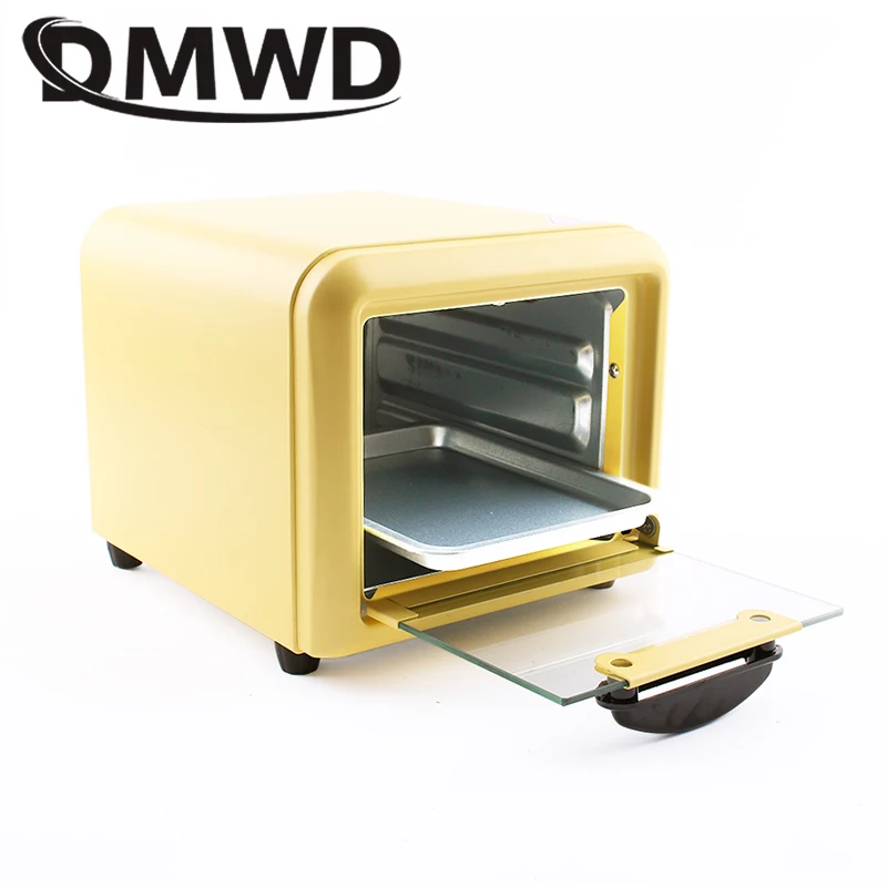 DMWD Multifunction Mini Electric Pizza Crepe Bakery Roast Oven Grill Breakfast Machine Cookies Cake Bread Maker Baking Toaster