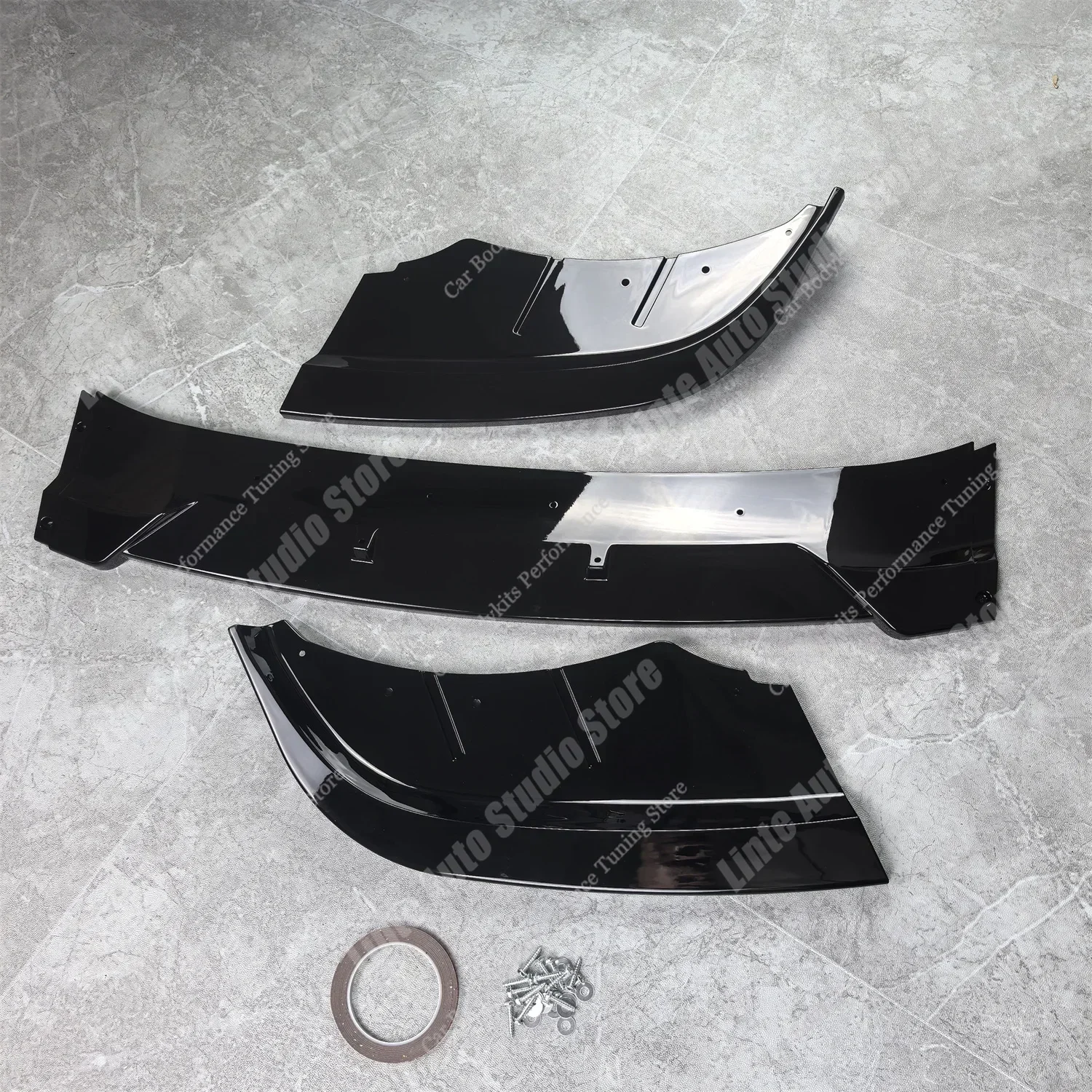 BMW 5 그란 투리스모 F07 GT 2009-2017 520i 520d 530i 530d 535i 535d 550i 바디킷 튜닝용 ABS 프론트 범퍼 립 스포일러 스플리터