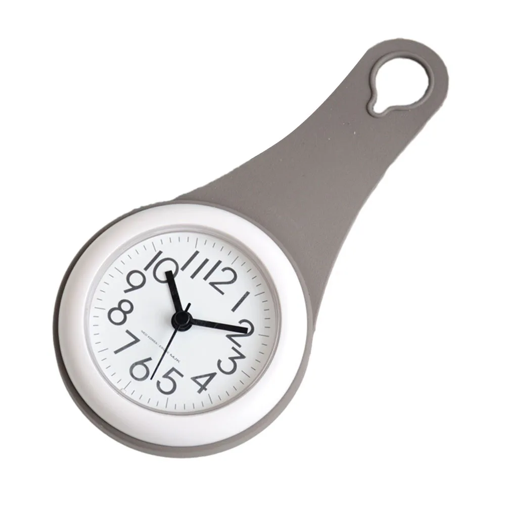 Waterproof Bathroom Wall Clock Digital Silent Shower Clock Small Decorative Easy to Read Easy to Hang Battery Powered