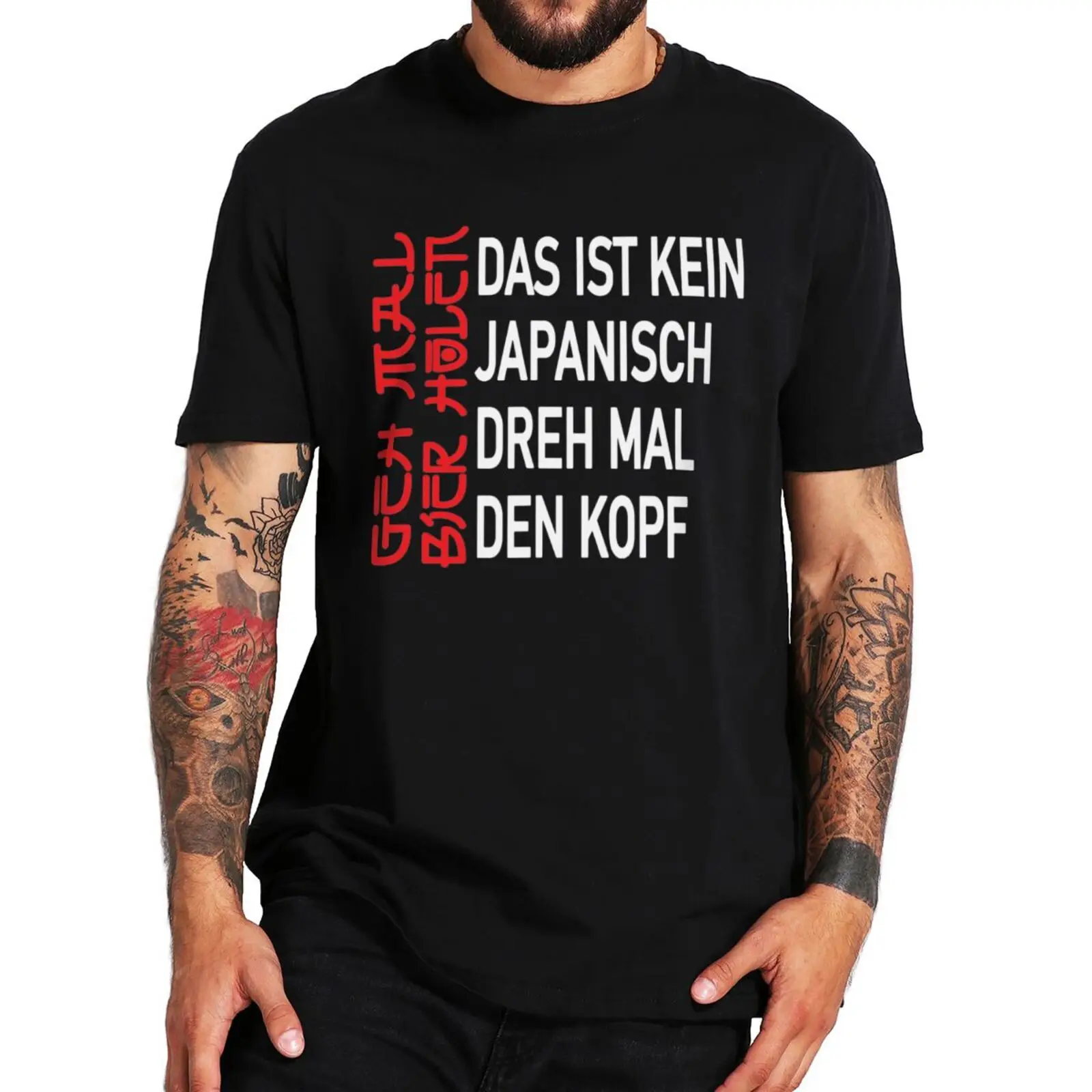 

Male tshirt Retro Get A Beer T Shirt Funny German Jokes Alcohol Drinkers Dad Gift Streetwear Cotton Summer Casual T-shirts