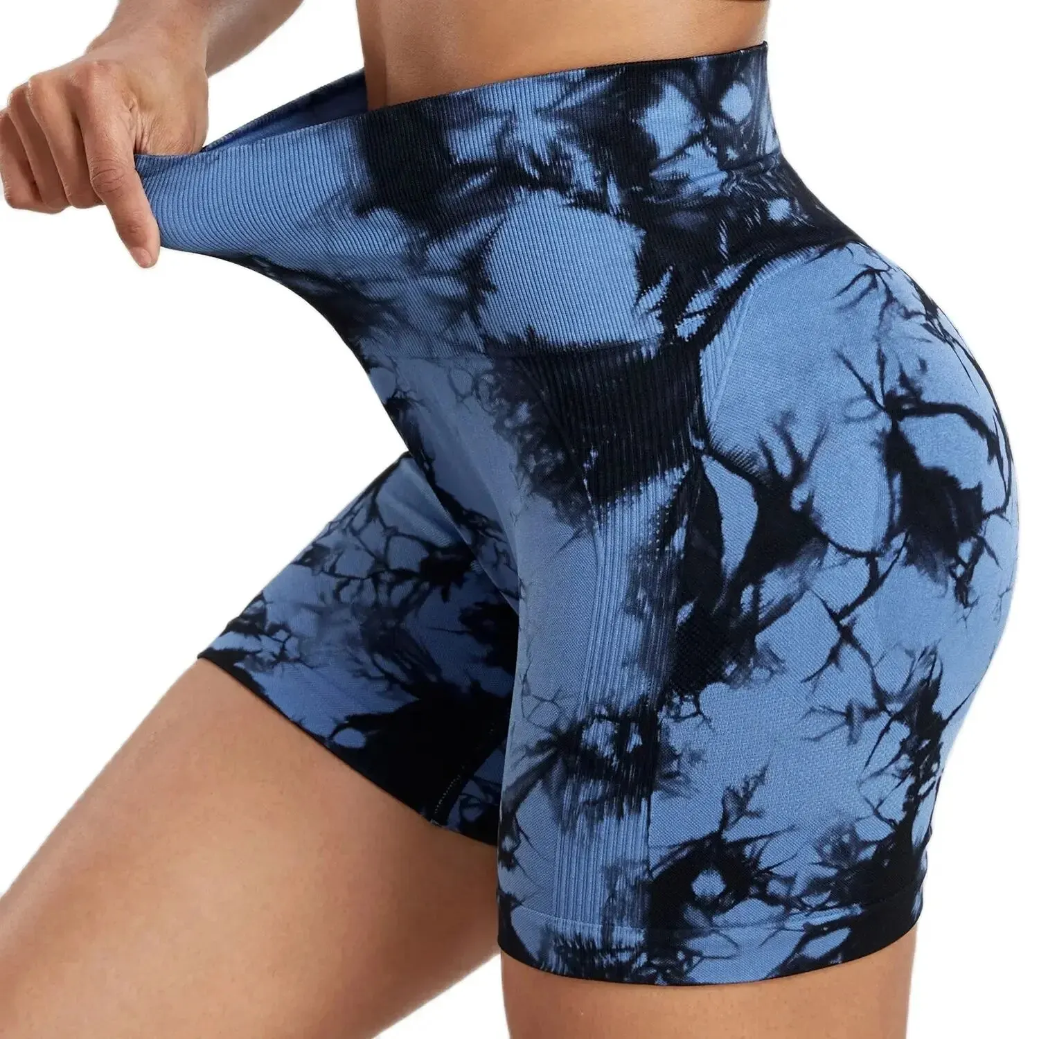 Workout Shorts Women Shorts Seamless Yoga Tight Butt Lifting Workout Cycling Sweatpants High Waist Elastic Sports