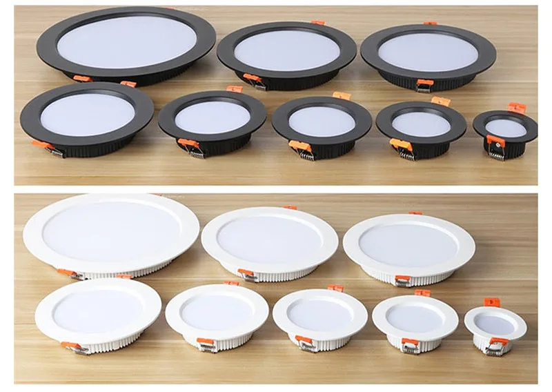 Description Picture 5 of itemLED Downlight 3W 5W 7W 9W 12W 15W 18W 20W AC220V LED Ceiling Down light Recessed Indoor Lighting led Panel Light Spotlight lamp