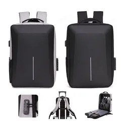 Multifunction Anti Theft USB Backpack Travel Laptop Bag with Password Lock Business Man Women Computer Bag 15.6 16 17 inch