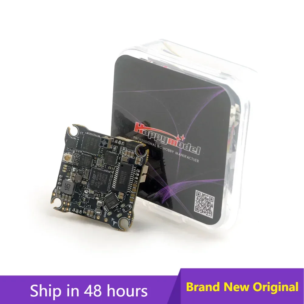 

HappyModel X12 AIO 5 в 1 1 1-2S Контроллер полета встроенный BLHELIS 12A ESC OPENVTX 400 МВт для FPV Tinywhoop зубочисток дронов