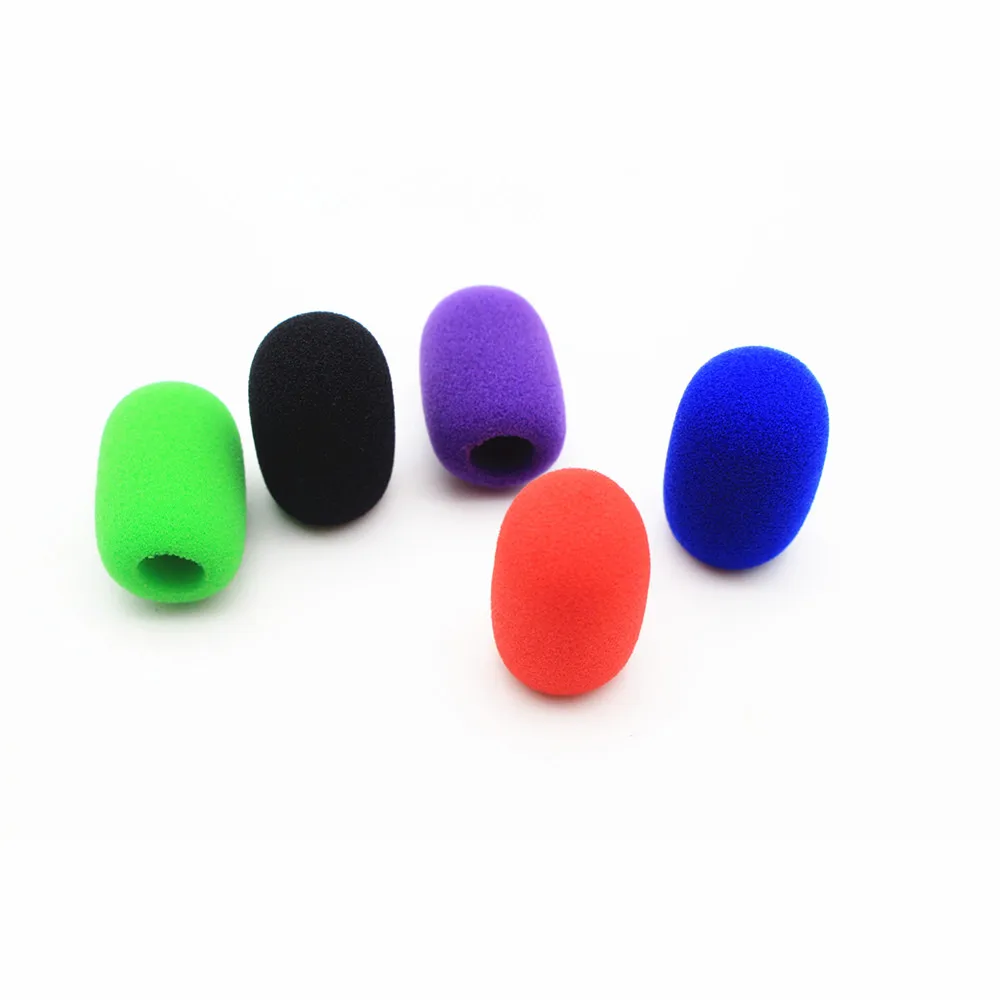 Microphone Foam Windscreens 11mm Diameter Mic Foam Cover for Gaming Headset and Desktop Microphones 5 Pcs microphone cover,microphone accessories,microphone windscreen