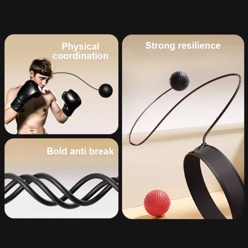 Boxing Ball Punching Ball Speed Reaction Training Home Fitness Exercise Boxing Equipment Gym Exercise Accessories