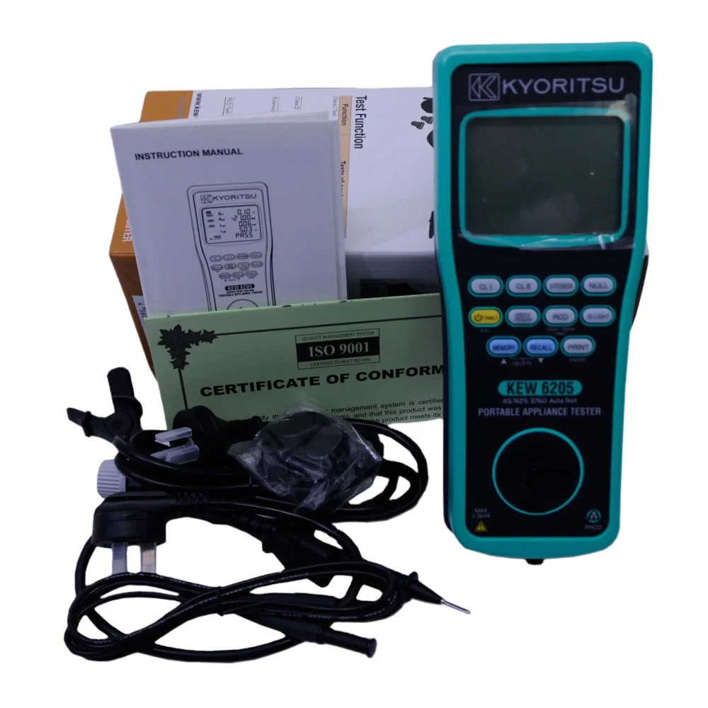 

Kyoritsu6205 Portable Appliance Testers Insulation Resistance Tester Kew6205