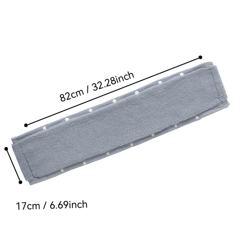 1 PCS Toilet Seat Cover Bathroom Soft Thicker Warmer with Snaps Fixed Stretchable Washable Fiber Cloth Toilet Seat Covers Pads 2