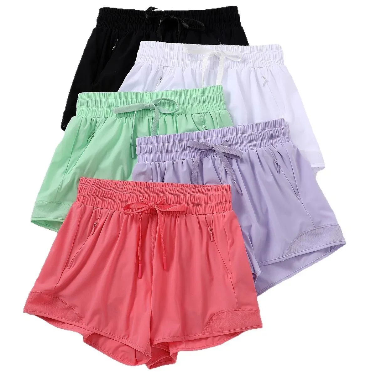New Women's Loose Summer Quick Dry Running Anti-Light Mesh Breathable Sport Shorts Outdoor Running Fitness Pants