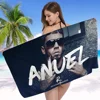 Rapper Anuel AA Bath Towel Microfiber Soft Water Absorbing Breathable For Girl Kids Decorative Cartoon Beach Towel 6