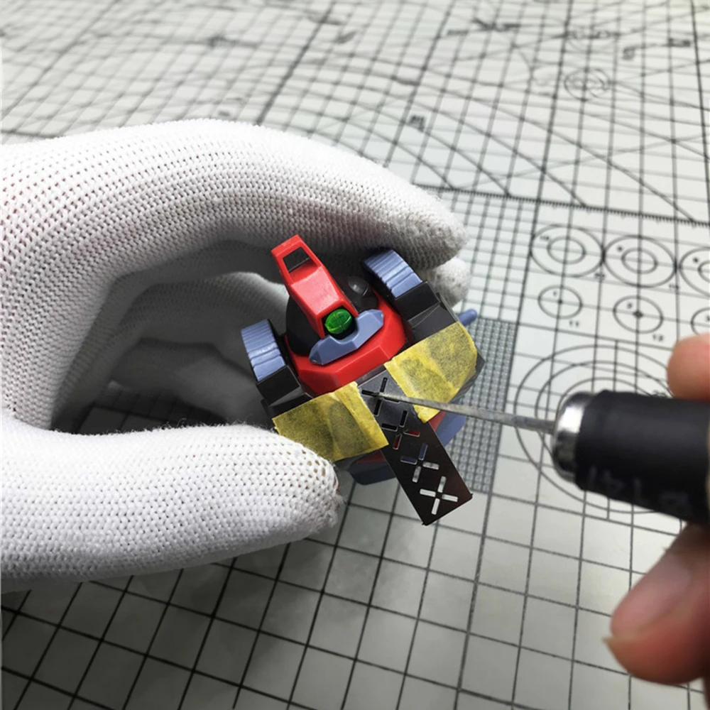 Model Tools 12 in 1 Drill Scribe Line Templates Ruler Detail Carve Hobby Model Craft DIY Tool