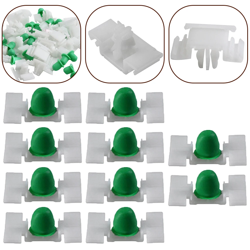 

10x Clips For BMW For E36 Door Moulding Trim Strips Bumpstrip Rivet White 2024 Hot Sale Brand New And High Quality Discount