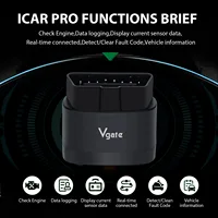 New Vgate iCar Pro 2S ELM327 Bluetooth 5.3 for Android/IOS/PC OBD2 Car Diagnostic Tool elm 327 Upgraded OBD 2 V2.3 Auto Scanner 2