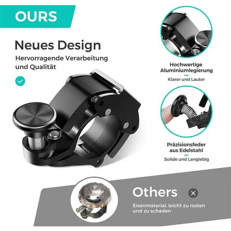 Bell Bicycle Bike Ring Sound Alarm Mountain Bike Bike Ring Clear Loud