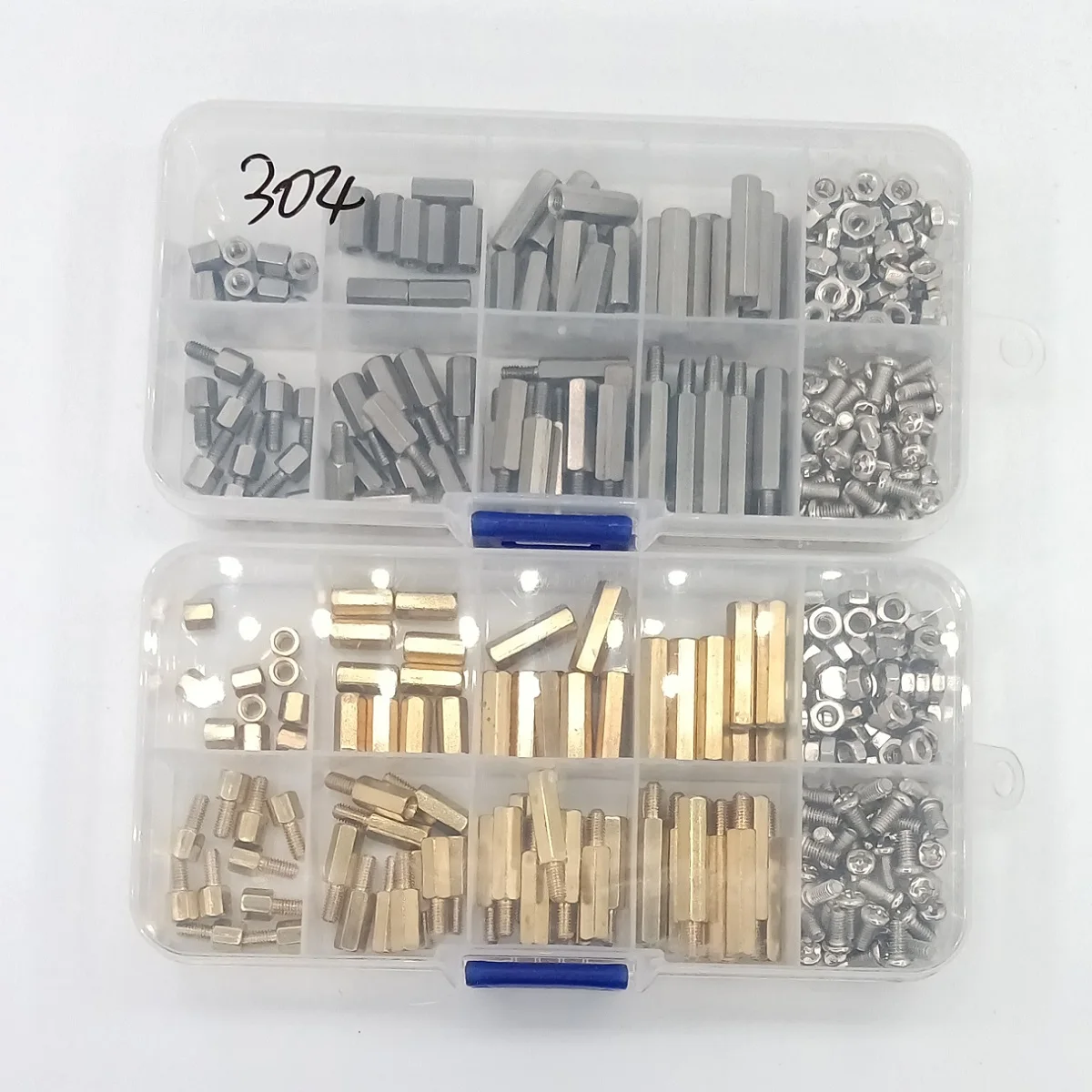 Kit De 270 Vis Et écrous M2 En Laiton – Longueurs 3 à 25 Mm, Pour PCB, électronique, Bricolage