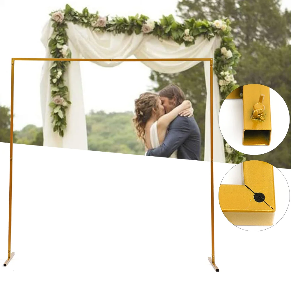 Support de mariage rectangulaire en fer - Pour arche de mariage - Arch