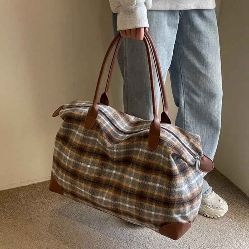 Large Capacity Travel Bag Short Distance Business Trip Accommodation Fitness Training Storage Bag Unisex High Quality Multicolor