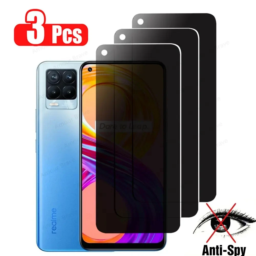 

Privacy Screen Protector For Realme 8 Pro 7 6 5 5i 8i 6i 6s 5s C11 C12 C15 C25S C21Y GT Neo2 Reno 8Z 7 6Z 5Z Anti Spy Glass Film