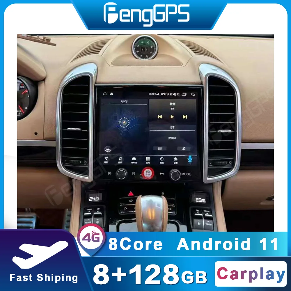 

Автомобильная Мультимедийная система Carplay BT, с сенсорным экраном 8,4 дюйма, для Porsche Cayenne 2010-2016