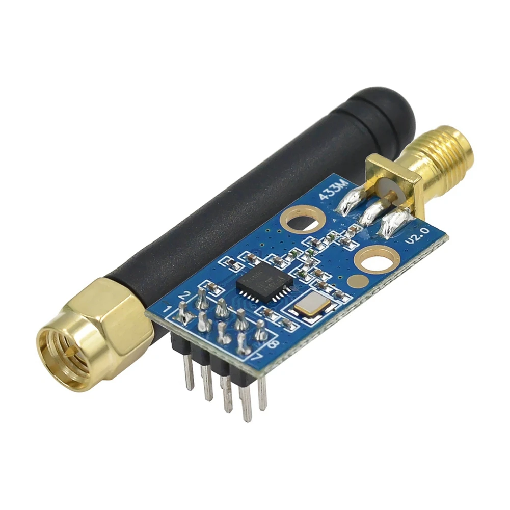 CC1101 Wireless Module with SMA Antenna Wireless Transceiver Module for 433MHZ Enhance the Signal