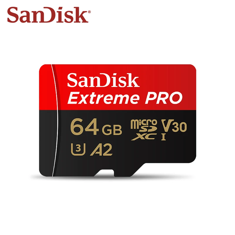 SanDisk 익스트림 프로 마이크로 SD 카드, UHS-I 메모리 카드, 플래시 TF 카드, 태블릿 카메라용, 128GB, 64GB, SDXC A2, V30, 512GB, 1TB