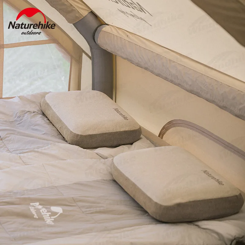 Naturehike Camping Pillow Portable Airplane Pillows Head Rest Travel cushion Ultralight Outdoor Sleeping Memory Foam Square
