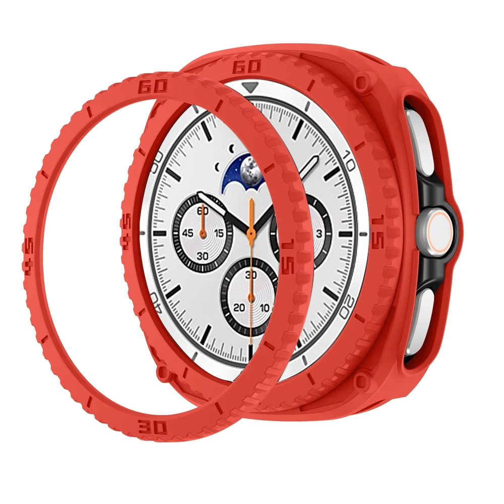 غطاء + مقياس الحافة الدائري لساعة سامسونج جالاكسي...