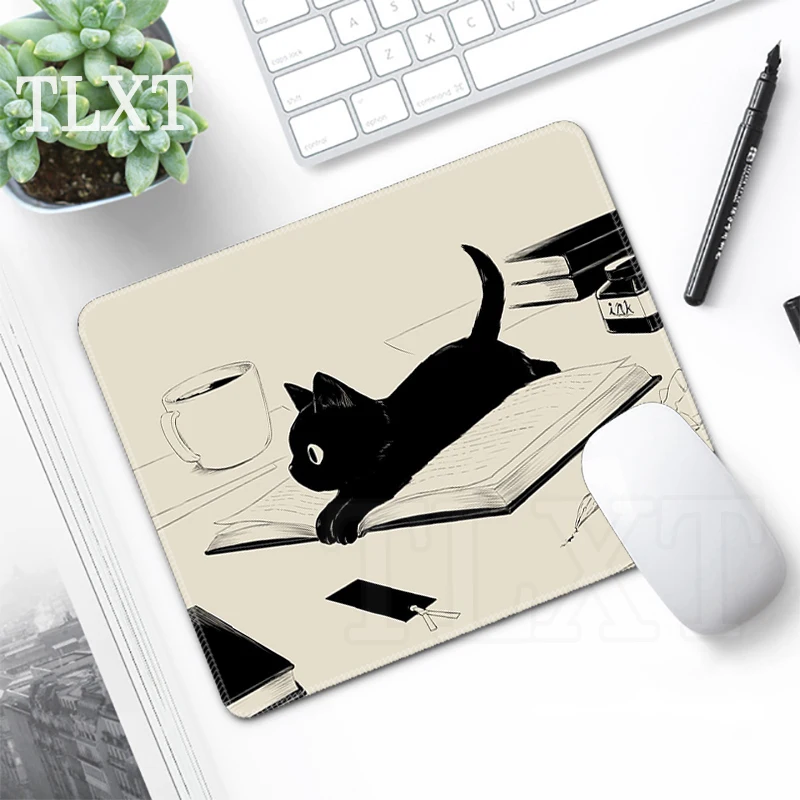 VYEUIAO Rosa Gaming Mousepad Katze Schreibtischunterlage 800x300mm XL