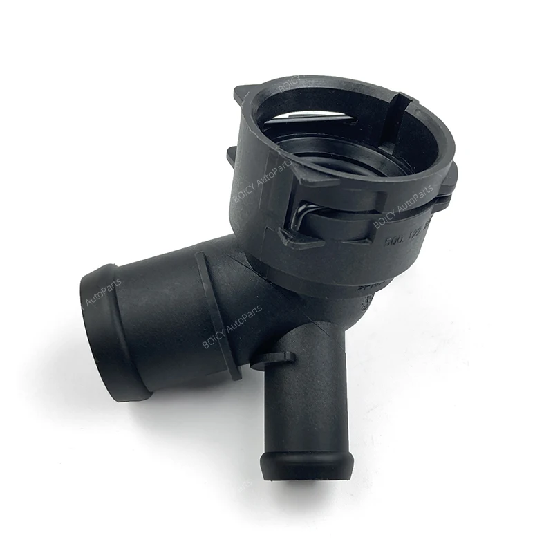 Water Hose Fitting Engine Radiator Hose Connector BOICY Coolant Pipe Connector for VW Golf Passat 2.0TSI Tiguan Audi A3 S3 quattro TT Skoda Superb Seat Leon 5Q0122291BL 291BL