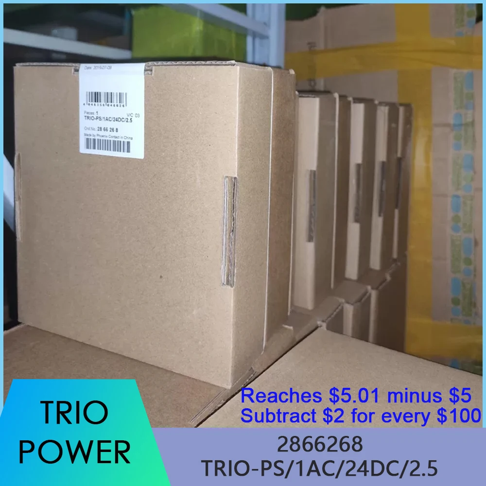 High Quality 2866268 TRIO-PS/1AC/24DC/2.5 TRIO POWER 24VDC/2.5A For Phoenix Switching Power Supply Fast Ship 3 High Quality 2866268 TRIO-PS/1AC/24DC/2.5 TRIO POWER 24VDC/2.5A For Phoenix Switching Power Supply Fast Ship
