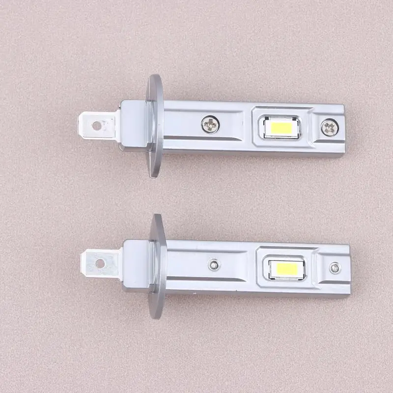 2개입 H1 LED 헤드라이트 전구 자동차용 CANBUS 안개등 500W 4000LM 미니 자동차 헤드램프 CSP 칩 고출력 12V +800% 더 밝게