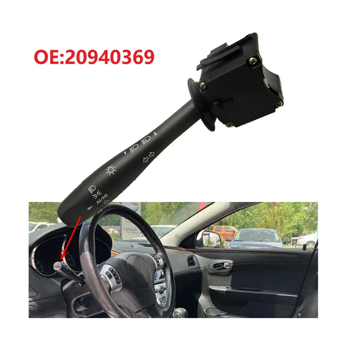 

Новый сигнал поворота Φ рычажный рычаг переключателя для Chevrolet Malibu Pontiac G6 20940369