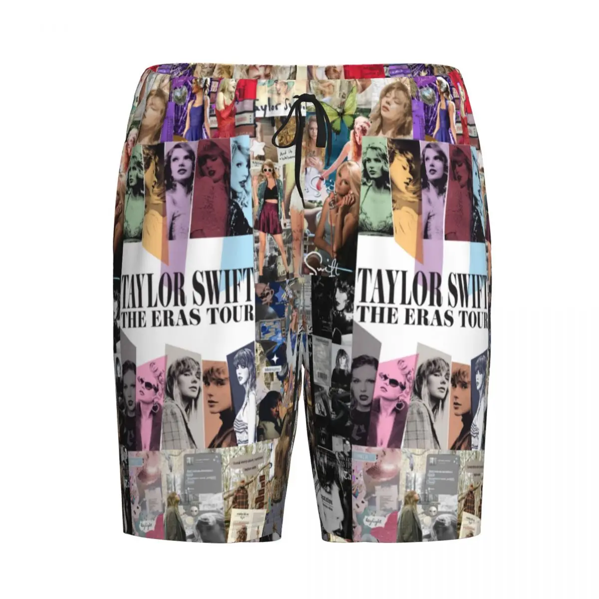 Custom Print Men\'s Taylor American Singer Swift Pajama Bottoms Sleepwear Pjs Sleep Shorts with Pockets
