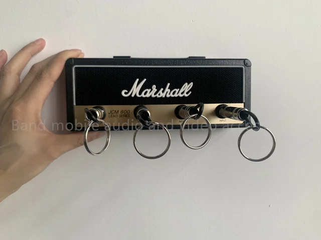 4pcs Marshall llavero decorativo llavero llavero para Jack Ii Rack 2.0  Jcm800 Guitar Key Home Fixing (ruipei)