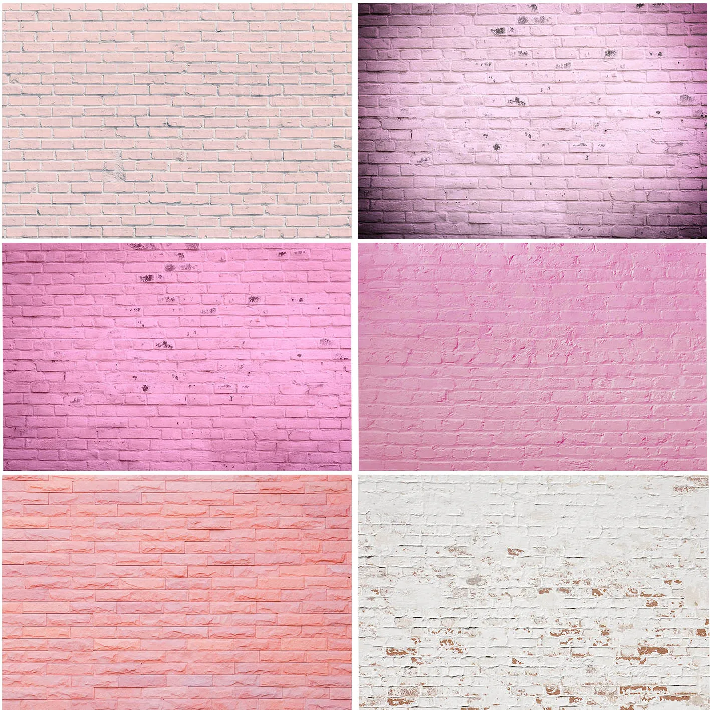 

Красочные фоны кирпичная стена для домашнего интерьера Декор на заказ Свадьба День рождения ребенок душ студия баннер реквизит фоны